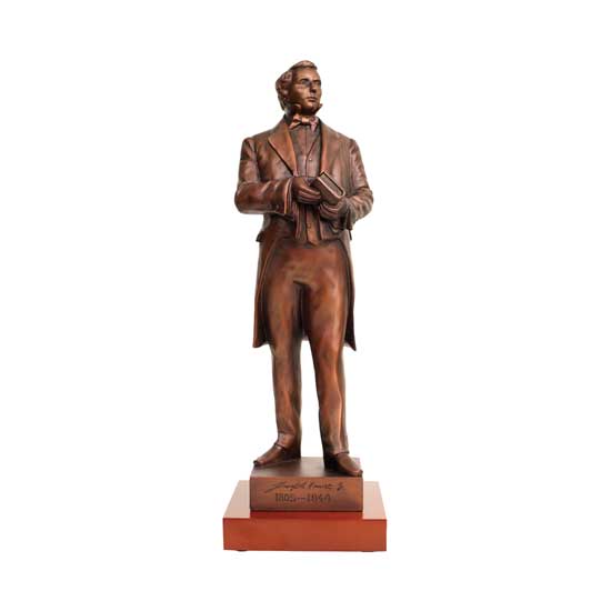 Bronze Joseph Smith Statue (14in)