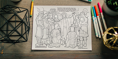 Come, Follow Me Coloring Page - 3 Nephi 12-16